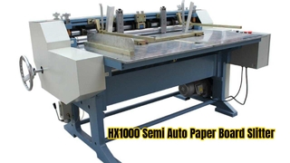 HX1000 सेमी ऑटो पेपर बोर्ड स्लिटर