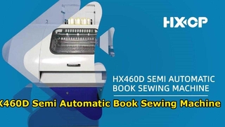 HX460D अर्ध स्वचालित बुक सिलाई मशीन