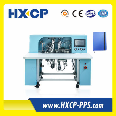 HX18B अर्ध ऑटो नोटबुक लोचदार बैंड फिक्सिंग मशीन सॉफ्टकवर विनिर्माण बाइबिल मैनुअल
