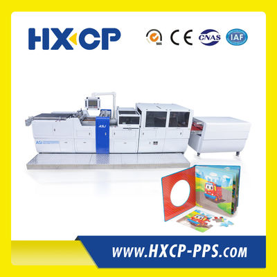 HX450 उच्च-सटीक बच्चों के लिए कार्डबोर्ड पुस्तक कवर फोटो पुस्तक निर्माण के लिए मशीन में आवरण