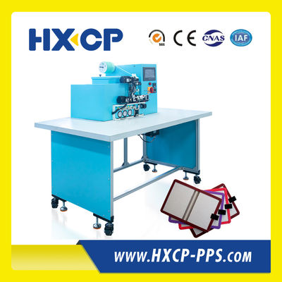 HX20EPL सेमी ऑटो लोचदार पेन लूप लागू करने वाली मशीन नोटबुक और डायरी उत्पादन के लिए लोचदार बैंड प्लेसमेंट के साथ