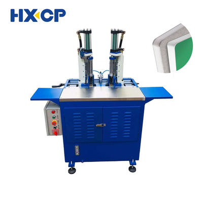 HX460BCRTM डबल हेड्स कॉर्नर कटर राउंडिंग मशीन 220V विनिर्माण संयंत्र के लिए अर्ध-स्वचालित मोटर PL के साथ रेस्तरां