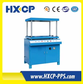 HXSXP750 दो प्रेसिंग मशीन हार्डकवर पुस्तक ब्लॉक और सही बाइंडिंग पुस्तक अनुप्रयोगों के लिए हाइड्रोलिक डबल सिलेंडर प्रेस